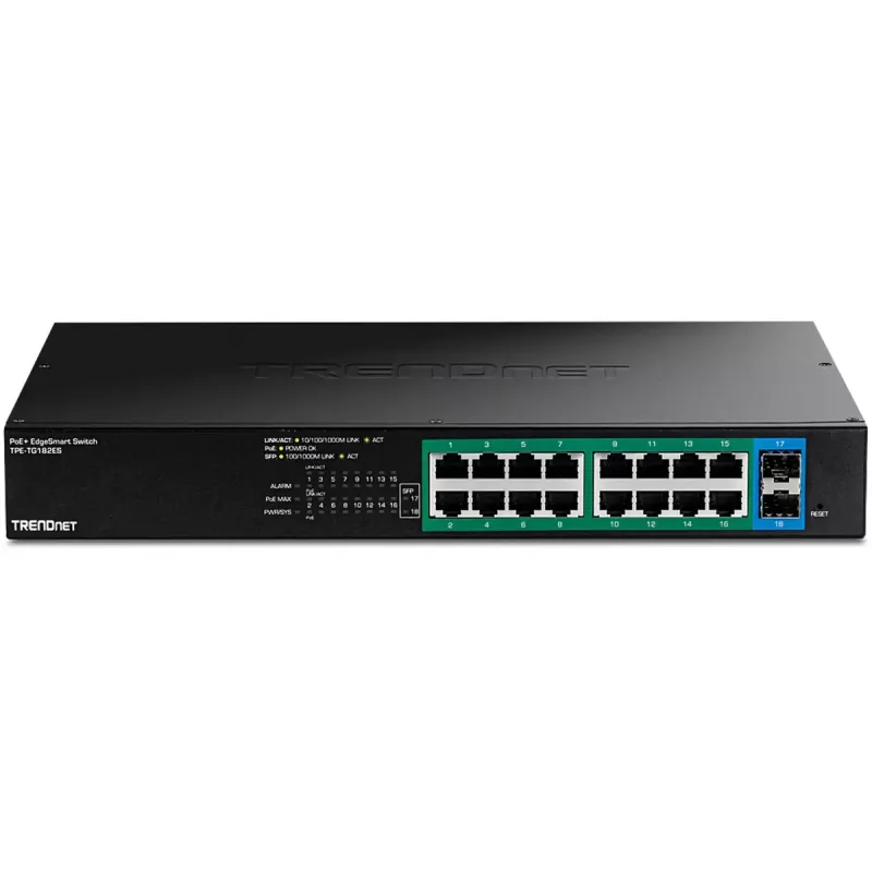 Switch gestionado Trendnet TPE-TG182ES 16 puertos Gigabit Ethernet PoE