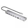 Hub USB ATEN UH3240 Type-C plateado 3,5mm HDMI RJ-45 USB 3.2