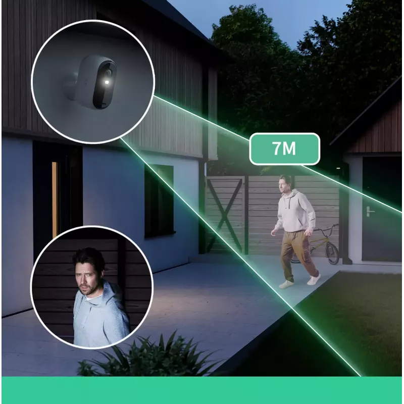 Cámara de vigilancia IP Arlo Essential 2K 2560 x 1440 Inalámbrica Interior y exterior