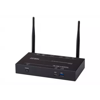 ATEN 4K Wireless Presentation Switch Sobremesa Negro HDMI VGA Wi-Fi 5