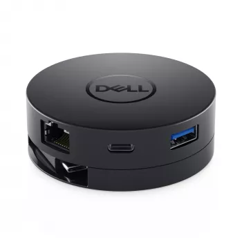 DELL DA300 Cableado USB 3.2 Gen 2 (3.1 Gen 2) Type-C Negro