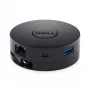 DELL DA300 Cableado USB 3.2 Gen 2 (3.1 Gen 2) Type-C Negro