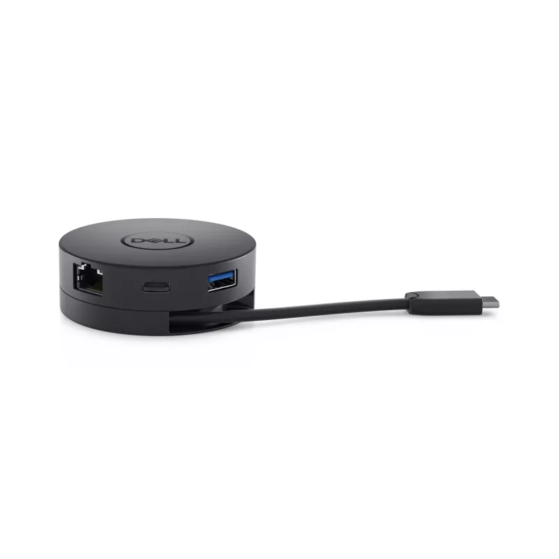 DELL DA300 Cableado USB 3.2 Gen 2 (3.1 Gen 2) Type-C Negro