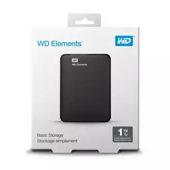 Disco duro externo Western Digital 1 TB 3.2 Gen 1 WD Elements Portable