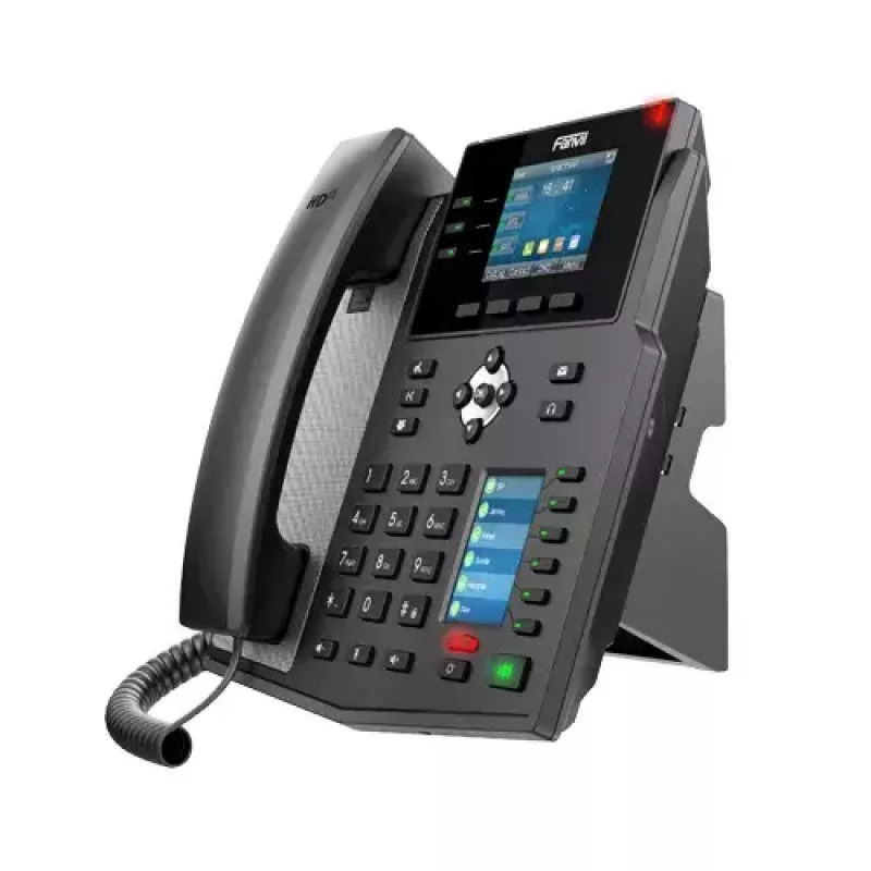 Teléfono IP Fanvil X4U negro 12 líneas LCD Wi-Fi