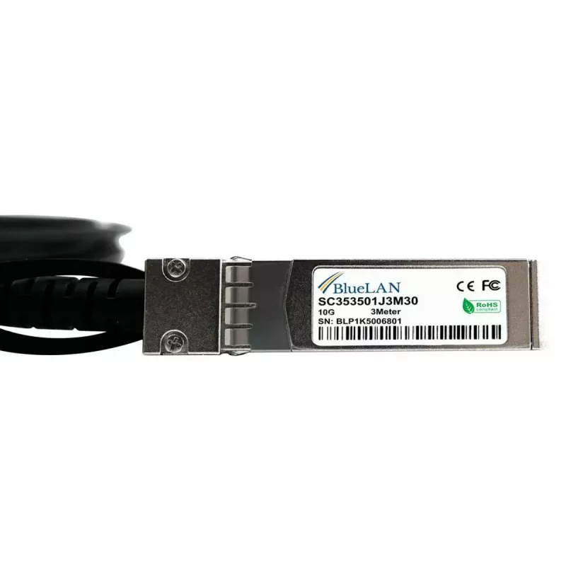 Cable de fibra óptica InfiniBand BlueOptics XDACBL3MA-BL 3 m SFP+ conector macho/conector macho