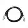 Cable de fibra óptica InfiniBand BlueOptics XLDACBL2 2 m QSFP negro