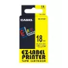 Cinta de etiquetar Casio XR-18YW1 negro sobre amarillo