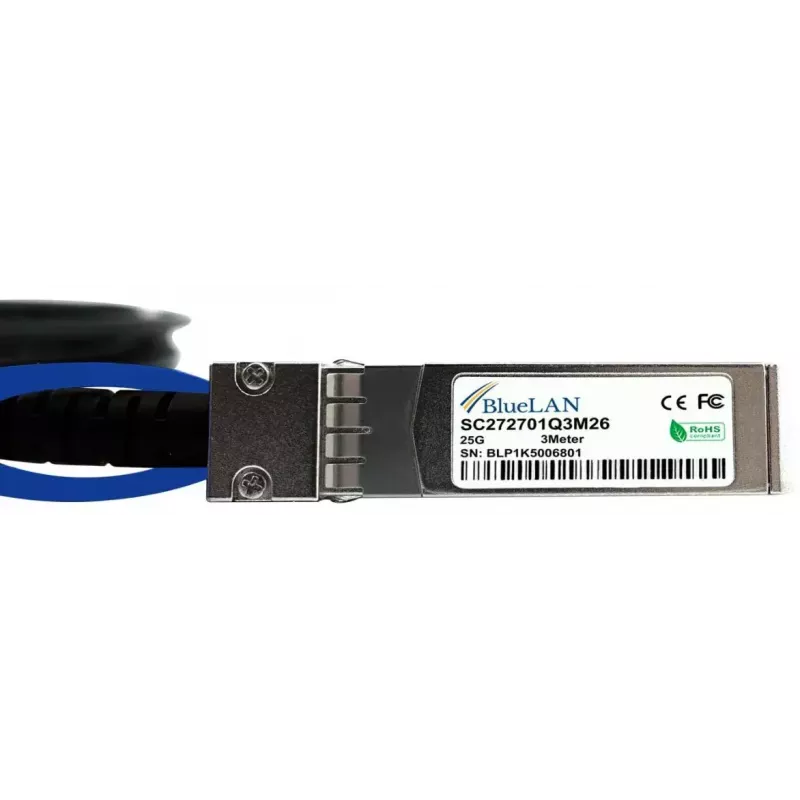 Cable de fibra óptica InfiniBand BlueOptics XXVDACBL5M 5 m SFP28 macho a macho