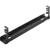 Canaleta guía de cables universal InLine de 3 niveles (80/100/120 cm) para montaje bajo mesa, negra