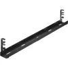 Canaleta guía de cables universal InLine de 3 niveles (80/100/120 cm) para montaje bajo mesa, negra