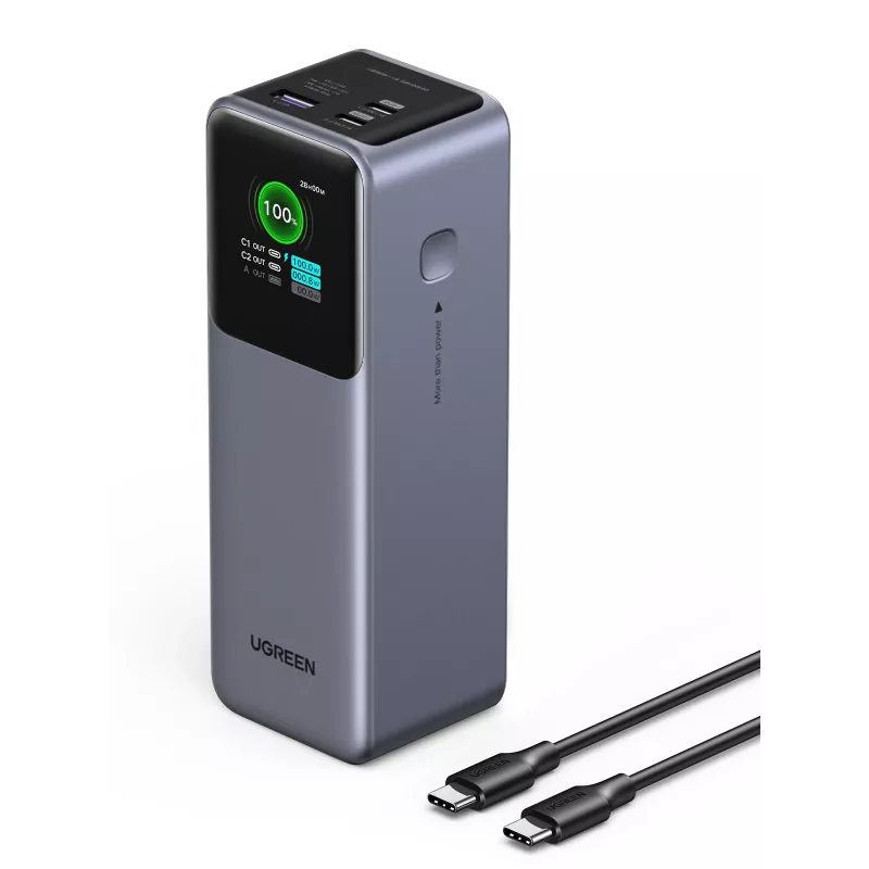 Ugreen 25000mAh 200W Batería externa de carga rápida Gris