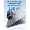 Ugreen 25000mAh 200W Batería externa de carga rápida Gris