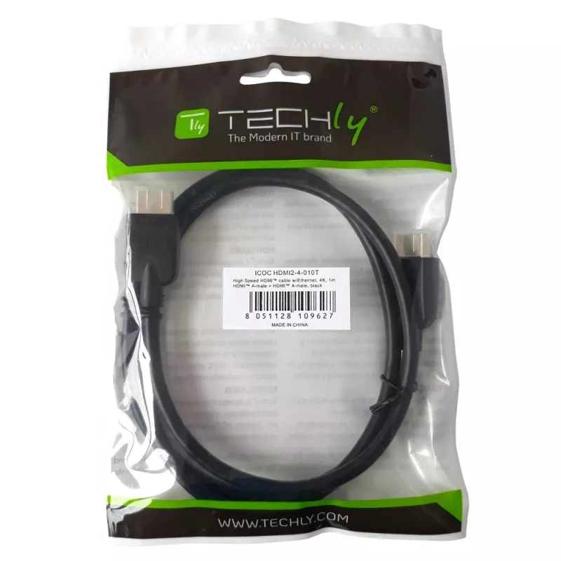 Techly ICOC HDMI2-4-050T Cable HDMI 5 m HDMI Tipo A (Estándar) Negro