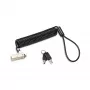 Kensington Slim NanoSaver 2.0 Candado portátil con llave Plateado Negro 1.8m