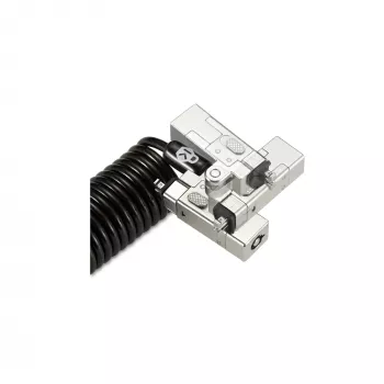Kensington Slim NanoSaver 2.0 Candado portátil con llave Plateado Negro 1.8m