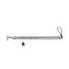 Kensington Slim NanoSaver 2.0 Candado portátil con llave Plateado Negro 1.8m