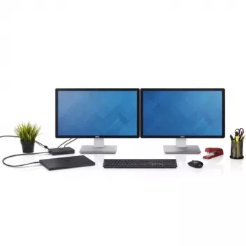 DELL 452-BCCX Estación de acoplamiento/replicador de puertos para portátil con cable Negro