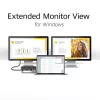 ACT Estación de acoplamiento USB-C 4K MST para 2 monitores HDMI, Ethernet, USB-C, 3x USB-A, PD-Passthrough y 1 metro de cable de conexión extraíble