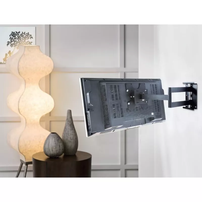 Techly Soporte de pared para LCD LED 19-37'' inclinable 2 articulaciones Negro ICA-LCD 2923B