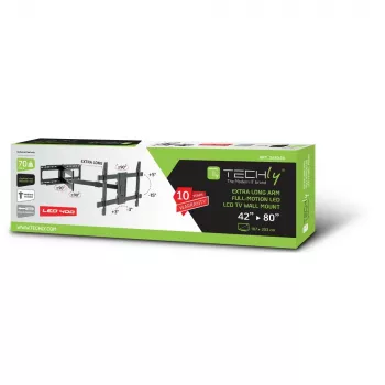 Techly ICA-PLB-721 Soporte de TV/Base 2,03 m (80 pulgadas) Negro