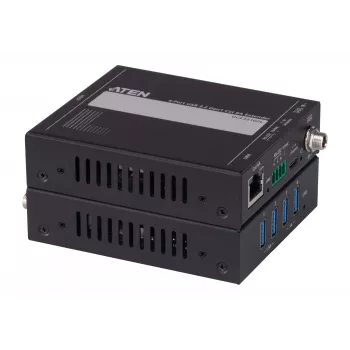 ATEN UCE33100 Extensor de red transmisor y receptor de red Negro