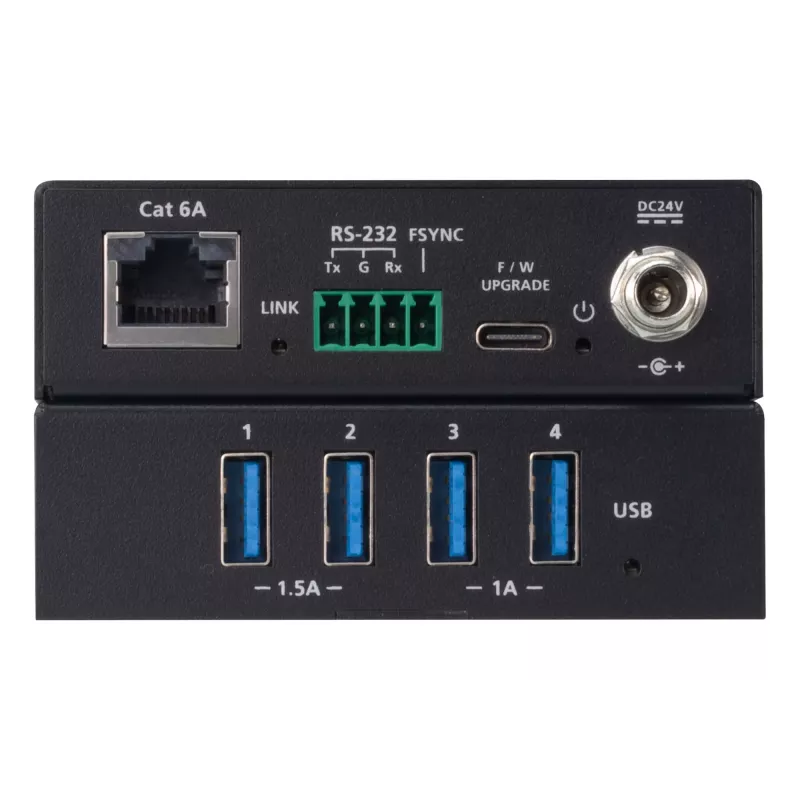 ATEN UCE33100 Extensor de red transmisor y receptor de red Negro