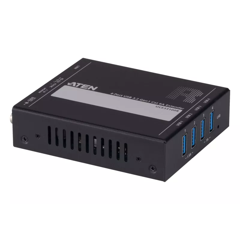 ATEN UCE33100 Extensor de red transmisor y receptor de red Negro