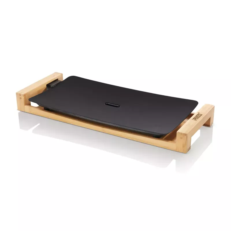 Placa de cocina Princess 103026 Table Chef Pure Black aluminio bambú negro 220W