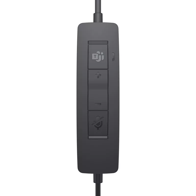DELL Pro auriculares estéreo - WH3022, con cable, oficina/call center, 96 g, auriculares, negro