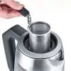 Hervidor de agua Severin 1,7 L 3000 W negro acero inoxidable