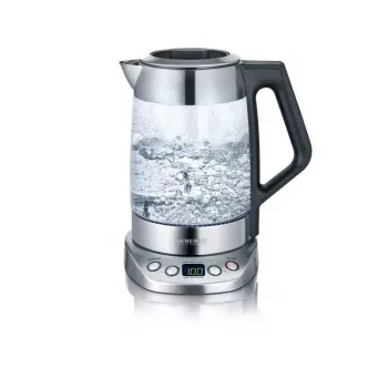 Hervidor de agua Severin 1,7 L 3000 W negro acero inoxidable