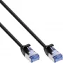 InLine Cable de parcheo redondo delgado U/FTP Cat.6A negro 3m