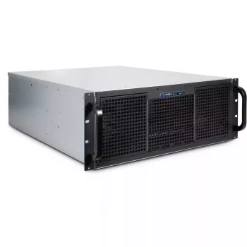 Caja de servidor Inter-Tech 4U 40255 Rack Negro, Gris