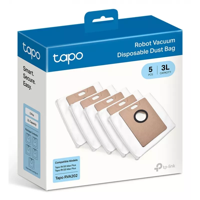 TP-Link Tapo RVA202 Bolsas de polvo para robot aspirador