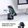 Cargador UGREEN 45775 — cargador rápido inalámbrico de CA para interiores, universal, 1× USB-C, negro/gris