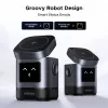 Cargador UGREEN 45775 — cargador rápido inalámbrico de CA para interiores, universal, 1× USB-C, negro/gris