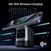 Cargador UGREEN 45775 — cargador rápido inalámbrico de CA para interiores, universal, 1× USB-C, negro/gris