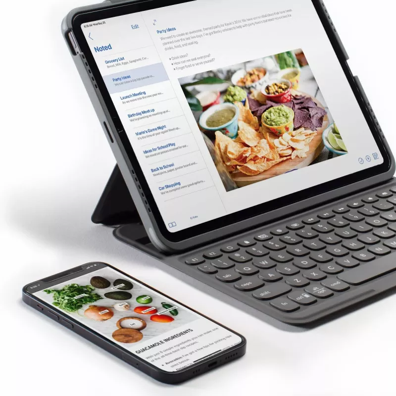 ZAGG Pro Keys Teclado para Apple iPad Pro 11 (M4/M5), Charcoal, distribución UK