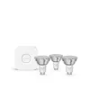 Philips Hue White and Colour Ambience Essential Starter-Kit: 3 bombillas inteligentes GU10 (345 lm)