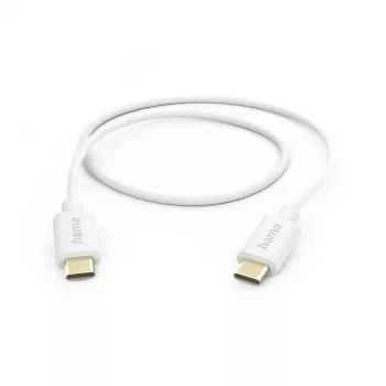 Cable USB Hama 00201590 USB 2.0 1 m USB C blanco