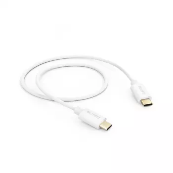 Cable USB Hama 00201590 USB 2.0 1 m USB C blanco