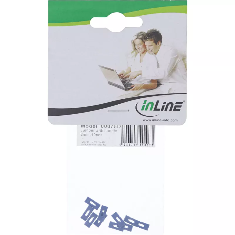 InLine Jumper con lengüeta, 10 uds., para placas y tarjetas de interfaz de PC/servidor vintage