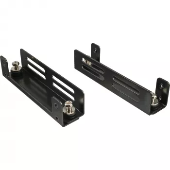 Desacoplador para disco duro InLine, antivibración, de 5,25 pulgadas a 3,5 pulgadas, negro