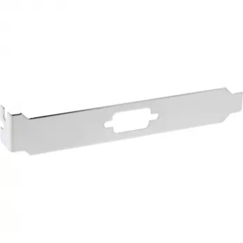 InLine chapa de ranura con hueco para conector hembra o macho Sub-D de 9 pines, 4 uds.