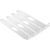 InLine chapa de ranura con hueco para conector hembra o macho Sub-D de 9 pines, 4 uds.