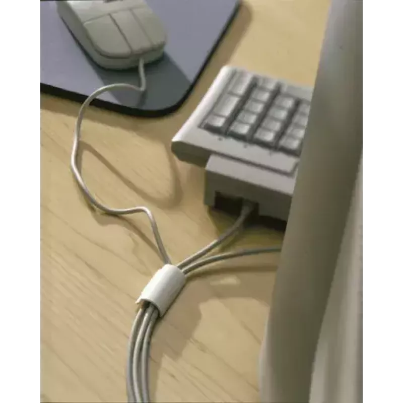 tesa Powerstrips Clip para cables 58035-00016, blanco, 5 uds.