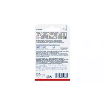 Ganchos universales TESA 77771 interior blanco 6 uds.