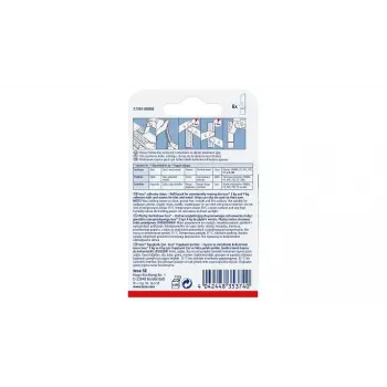 Ganchos universales TESA 77761 interior blanco 6 uds.