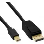 Cable InLine Mini DisplayPort a DisplayPort negro 2m